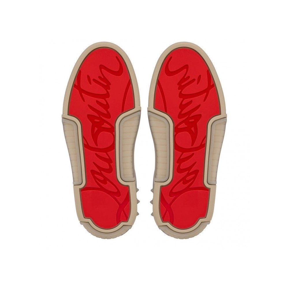 Knockoff Christian Louboutin Astroloubi Sneakers Calf Leather Saharienne, Fake CL Shoes