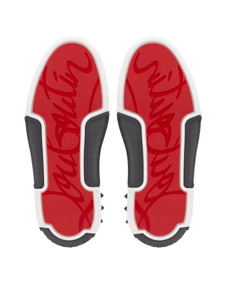 Fake Christian Louboutin Astroloubi Sneakers Calf Leather And Nappa Leather White, Replica CL Shoes