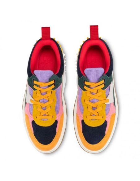 Fake Christian Louboutin Astroloubi Sneakers Calf Leather Multicolor, Replica Christian Louboutin Shoes