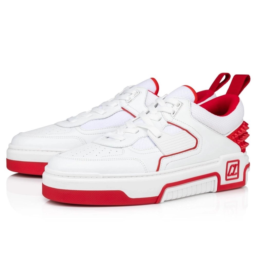 Discount?Christian Louboutin Astroloubi Sneakers Calf Leather White, Cheap Christian Louboutin Shoes for Sale