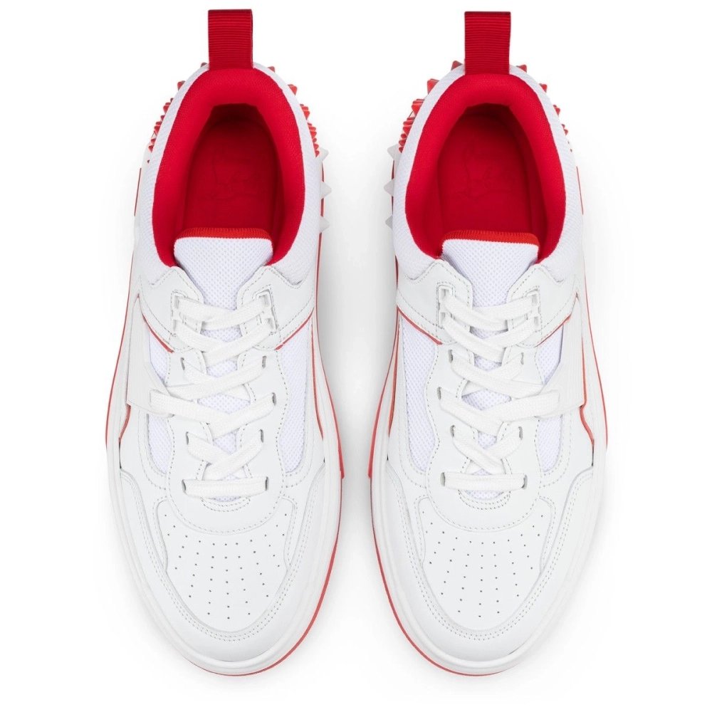 Discount?Christian Louboutin Astroloubi Sneakers Calf Leather White, Cheap Christian Louboutin Shoes for Sale