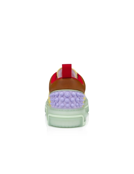 Replica Christian Louboutin Astroloubi Sneakers Calf Leather Studio Green, Fake Christian Louboutin Shoes