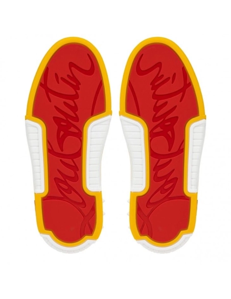 Fake Christian Louboutin Astroloubi Sneakers Patent Calf Leather Titan, Replica Christian Louboutin Shoes