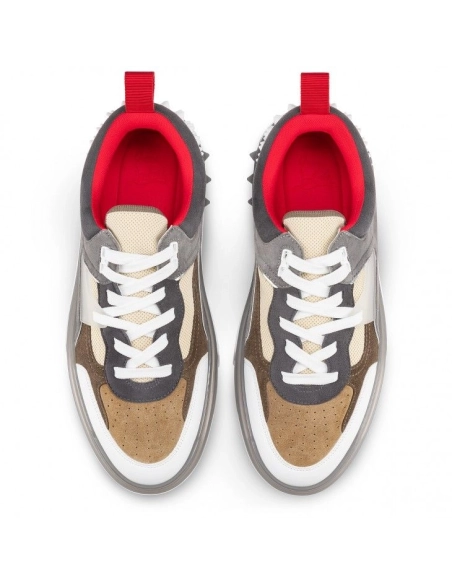 Replica Christian Louboutin Astroloubi Sneakers Calf Leather Multicolor, Fake Christian Louboutin Shoes