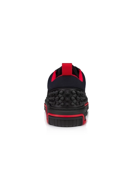 Knockoff Christian Louboutin Astroloubi Sneakers Calf Leather Suede Black, Replica Christian Louboutin Shoes