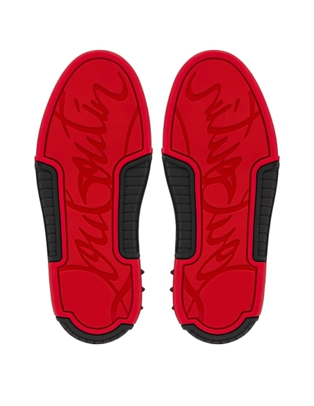 Knockoff Christian Louboutin Astroloubi Sneakers Calf Leather Suede Black, Replica Christian Louboutin Shoes