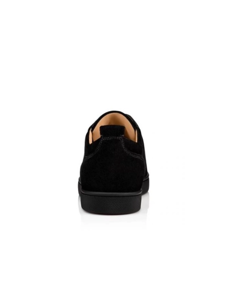 cheap Christian Louboutin Low-top Louis Junior SP Black/black Veau Velours Sneaker sale