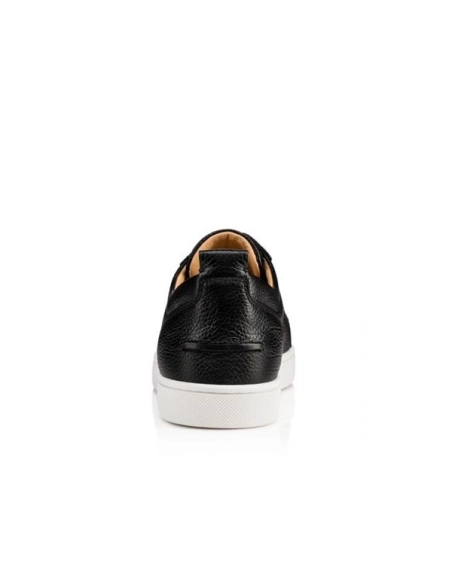 cheap Christian Louboutin Low-top Rantulow Black Calf Sneaker sale