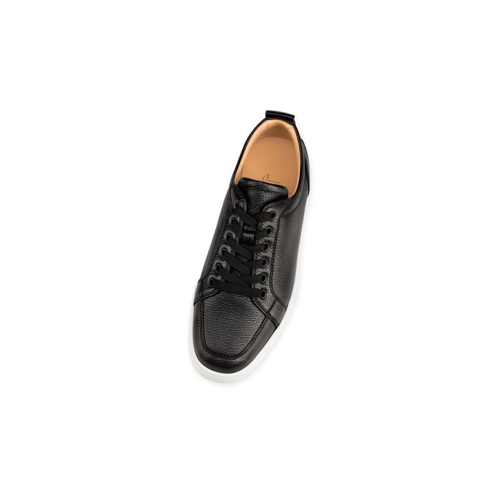 cheap Christian Louboutin Low-top Rantulow Black Calf Sneaker sale