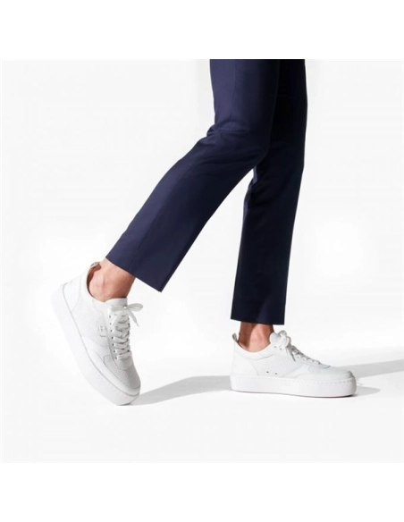 cheap Christian Louboutin Low-top Happyrui Flat Bianco Calf Sneaker sale