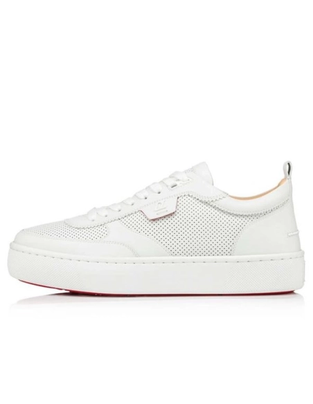 cheap Christian Louboutin Low-top Happyrui Flat Bianco Calf Sneaker sale