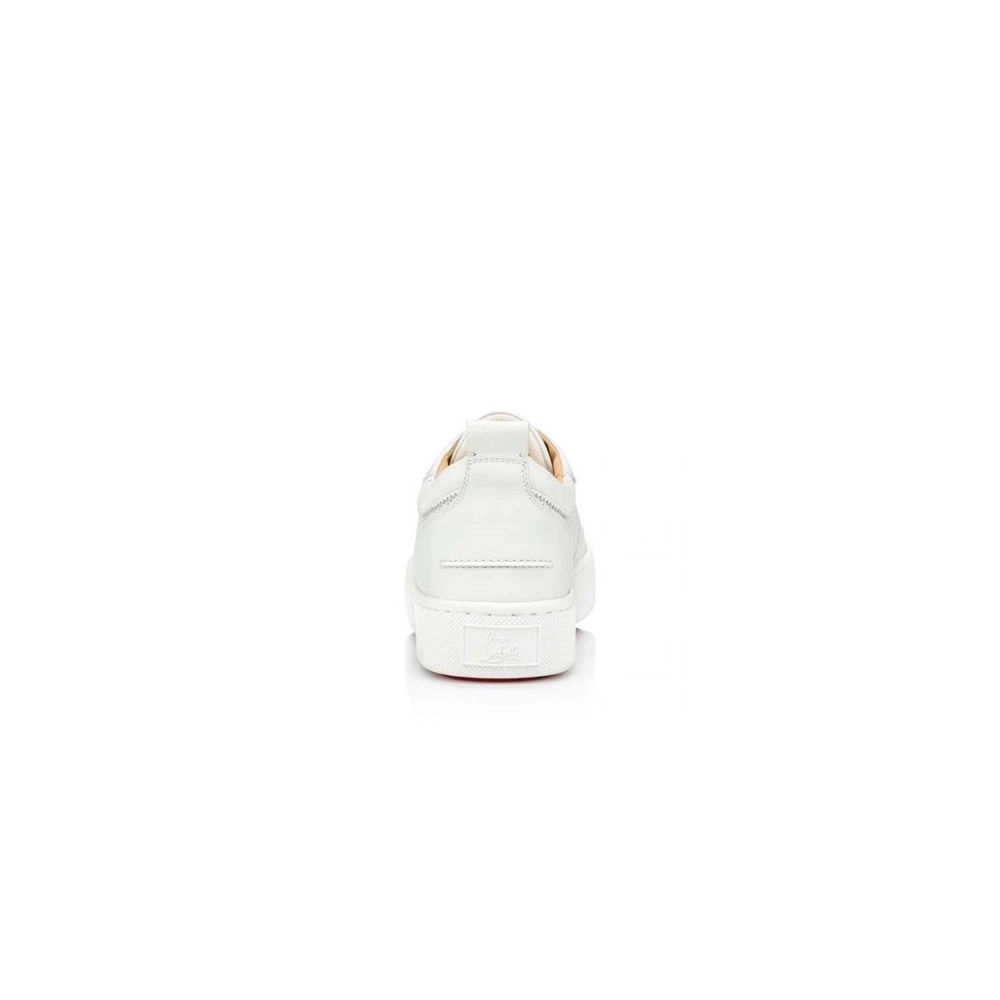 cheap Christian Louboutin Low-top Happyrui Flat Bianco Calf Sneaker sale
