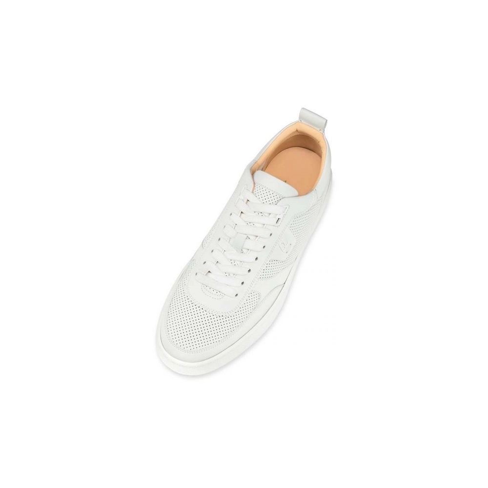 cheap Christian Louboutin Low-top Happyrui Flat Bianco Calf Sneaker sale