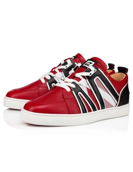 cheap Christian Louboutin Low-top Vida LT Loubi/black  Velvet Sneaker sale