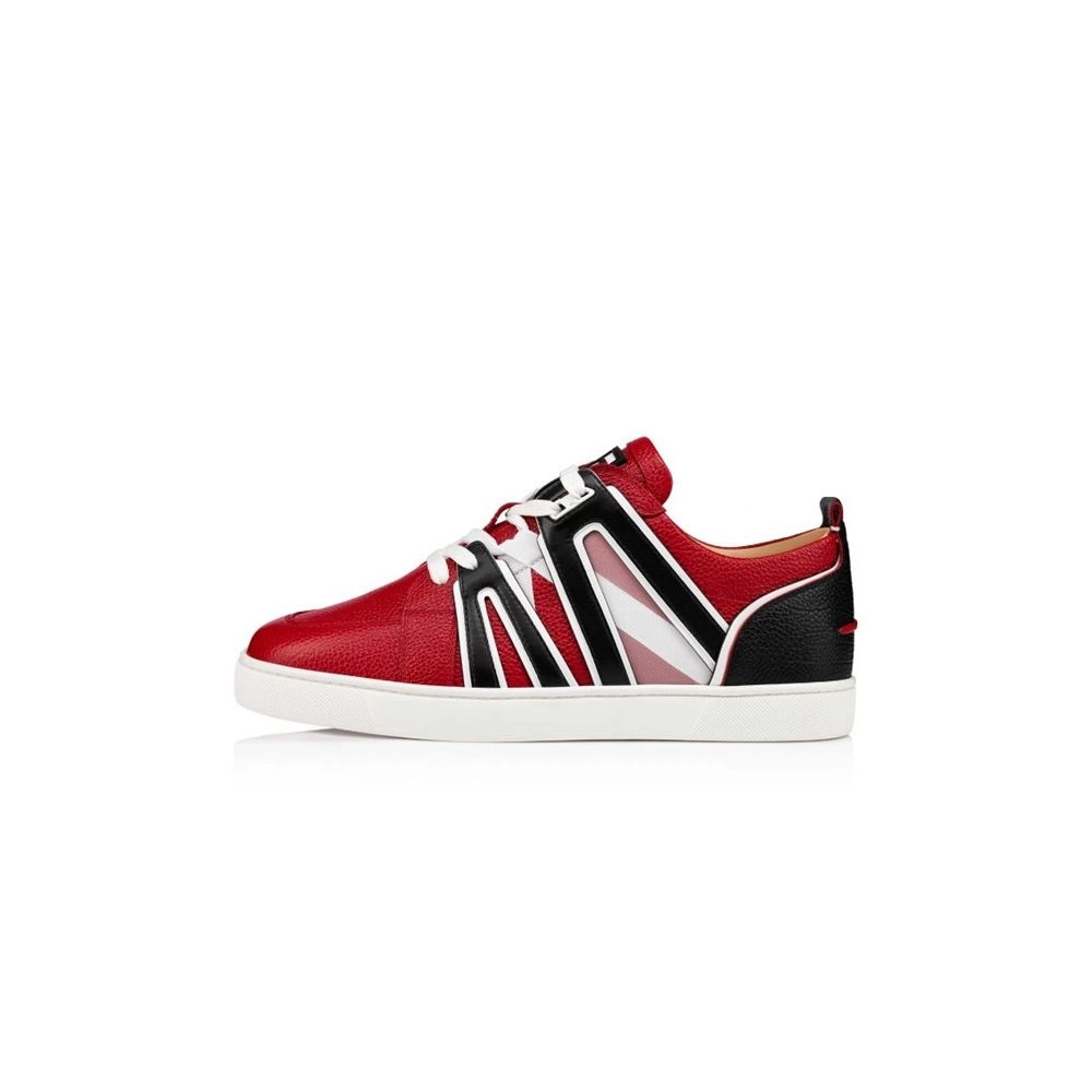 cheap Christian Louboutin Low-top Vida LT Loubi/black  Velvet Sneaker sale