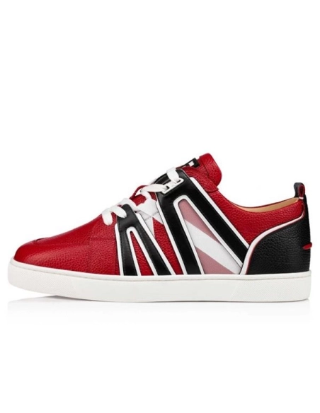 cheap Christian Louboutin Low-top Vida LT Loubi/black  Velvet Sneaker sale