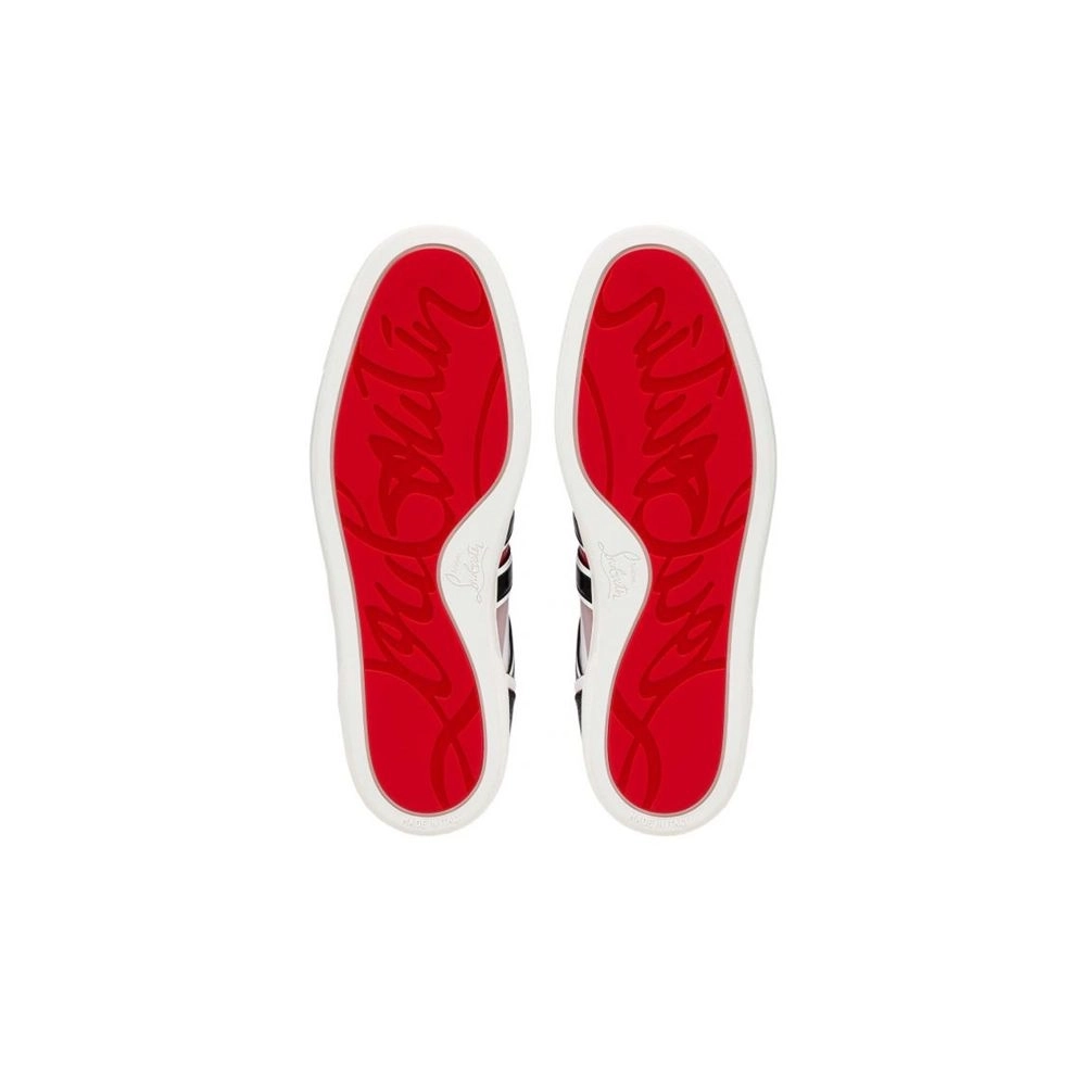 cheap Christian Louboutin Low-top Vida LT Loubi/black  Velvet Sneaker sale