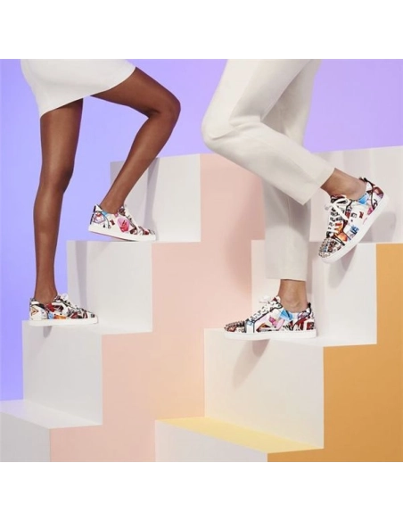 cheap Christian Louboutin Low-top Louis Junior Spikes Multi/black Calf Sneaker sale