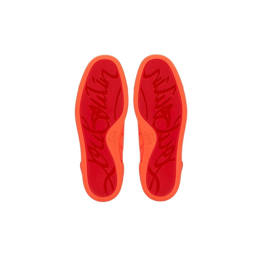 cheap Christian Louboutin Low-top Louis Junior SP Drag/drag Mat Veau Velours sale