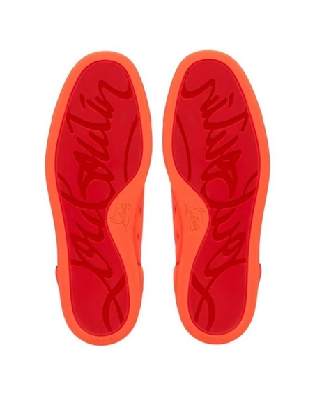 cheap Christian Louboutin Low-top Louis Junior SP Drag/drag Mat Veau Velours sale