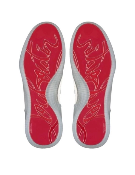 cheap Christian Louboutin Low-top Arpoador Light Blue Greek/sasso Suede Leather Sneaker sale