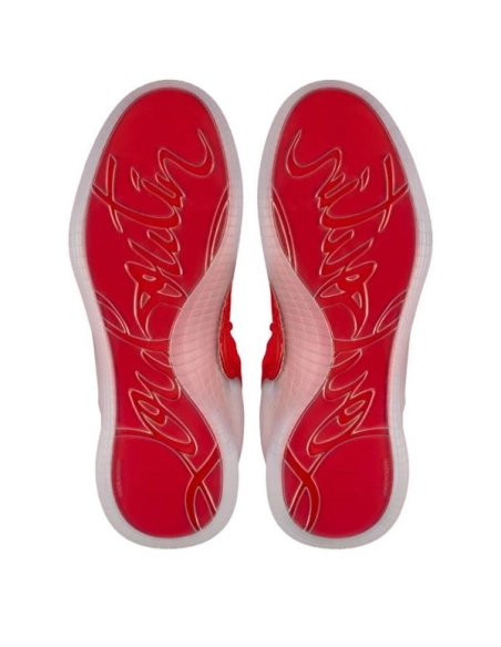 cheap Christian Louboutin Arpoador Red Loubi Suede Leather Sneaker sale