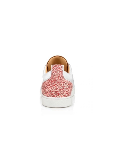 cheap Christian Louboutin Low-top Louis Junior Spikes Orlato Version Multi Fabric sale