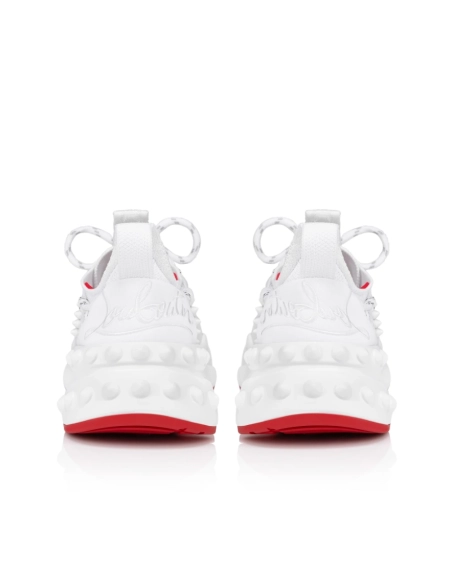 Discount Christian Louboutin Trailnrun Men Running Sneakers White Outlet Sale