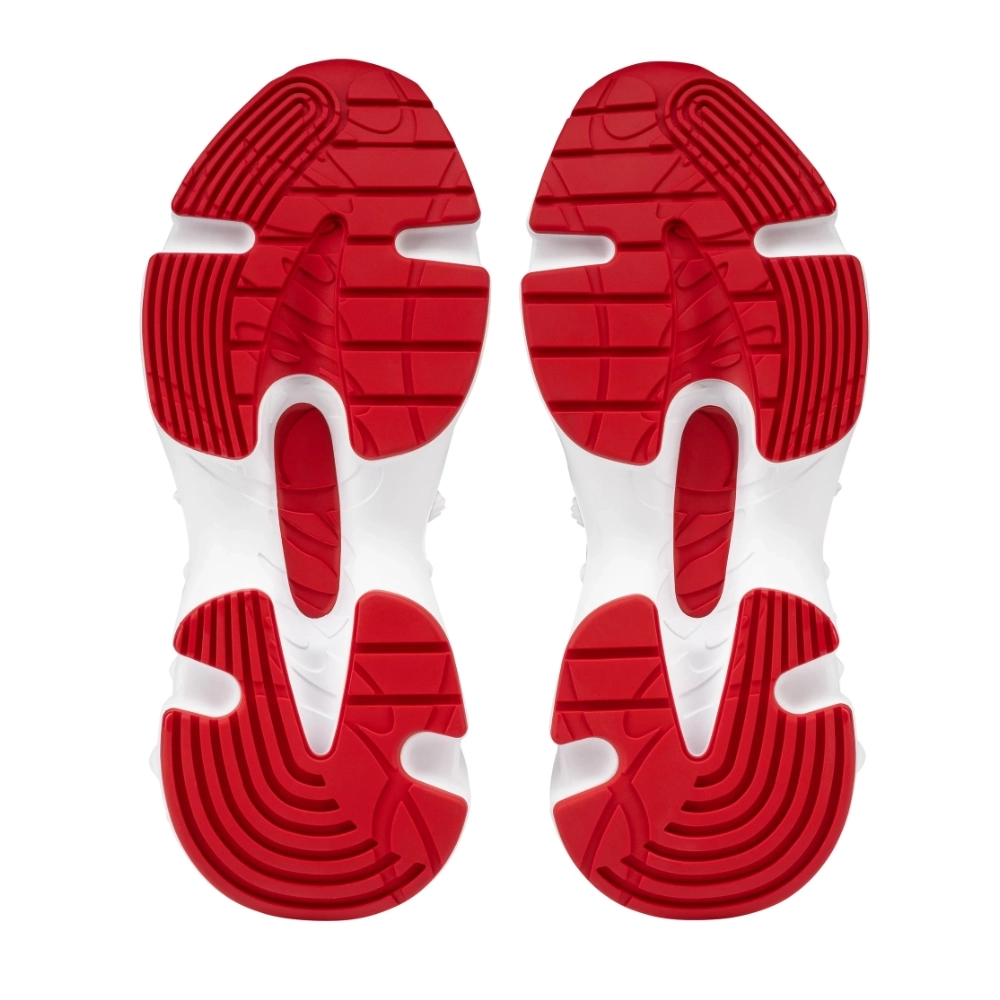 Discount Christian Louboutin Trailnrun Men Running Sneakers White Outlet Sale