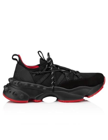 Fake Christian Louboutin Trailnrun Running Sneakers Black, Knockoff Christian Louboutin Shoes