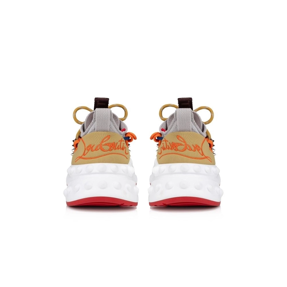 Knockoff Christian Louboutin Trailnrun Running Sneakers Calf Leather Suede And Fabric Goose