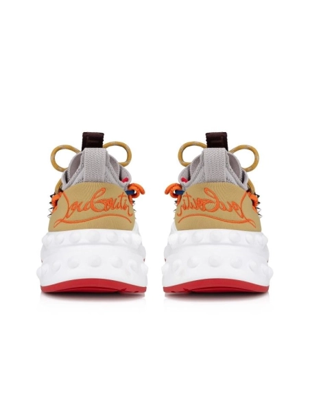 Knockoff Christian Louboutin Trailnrun Running Sneakers Calf Leather Suede And Fabric Goose