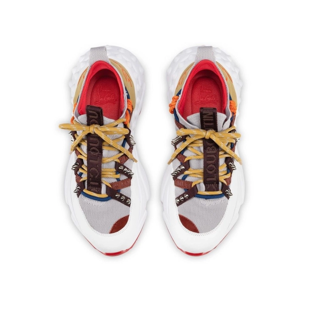 Knockoff Christian Louboutin Trailnrun Running Sneakers Calf Leather Suede And Fabric Goose