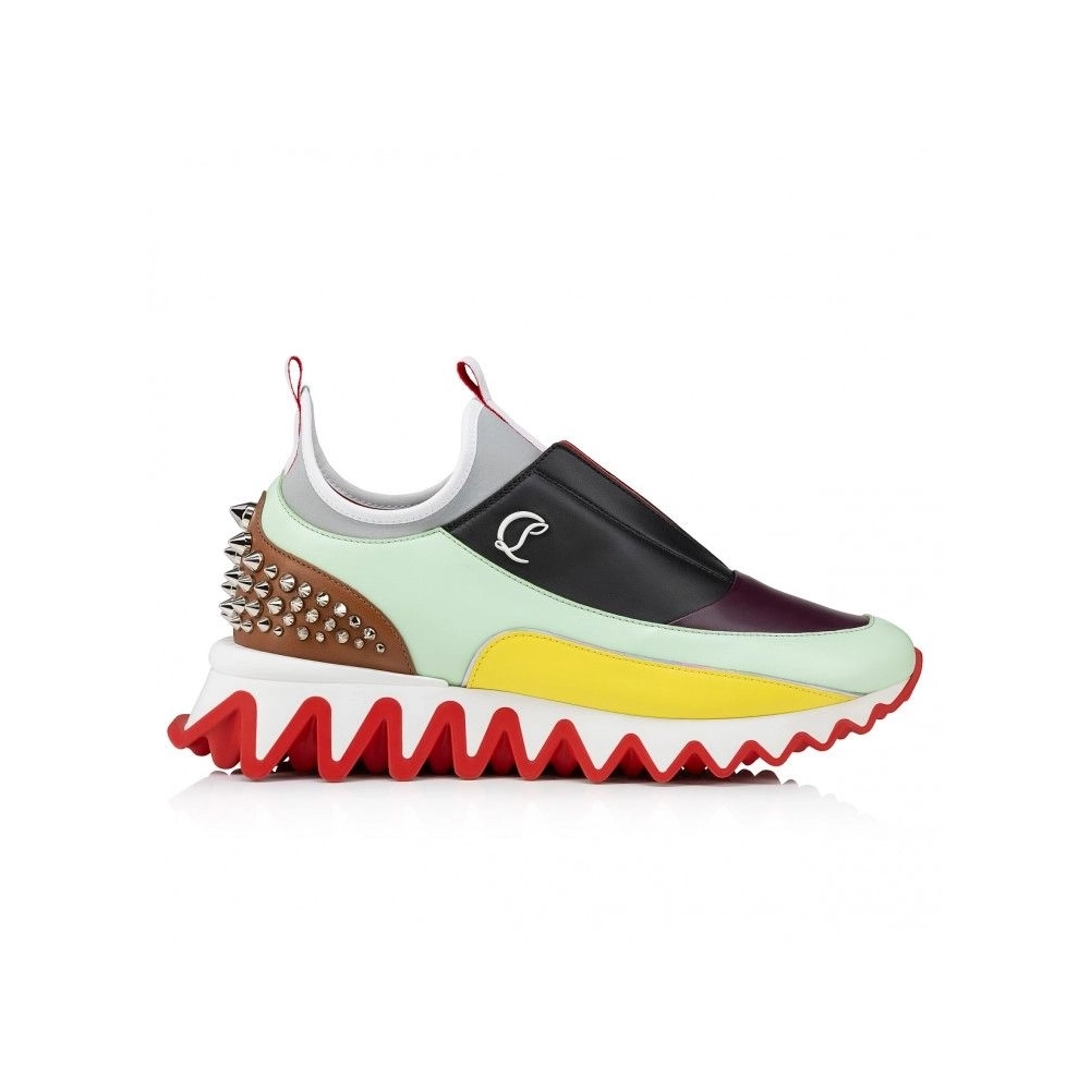 Cheap Christian Louboutin Sharkyloub Sp Spikes Sneakers Multicolor Sale Online, Discount CL Shoes Outlet