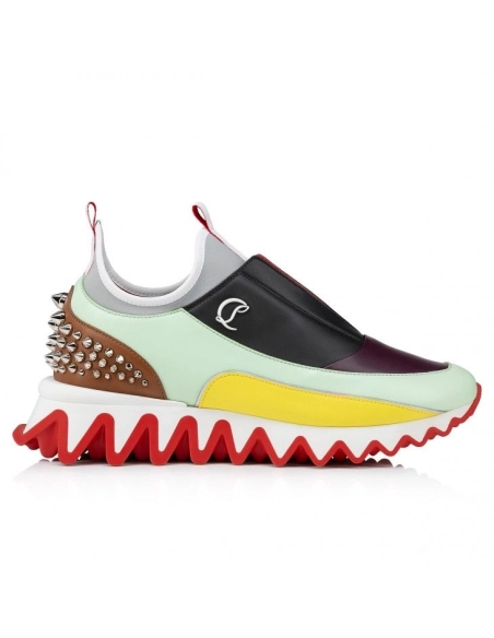Cheap Christian Louboutin Sharkyloub Sp Spikes Sneakers Multicolor Sale Online, Discount CL Shoes Outlet