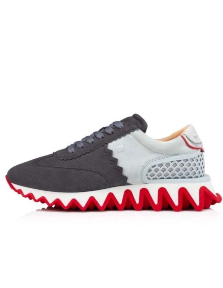cheap Christian Louboutin Runner Loubishark Flat Islande/ecume Kid Sneaker sale