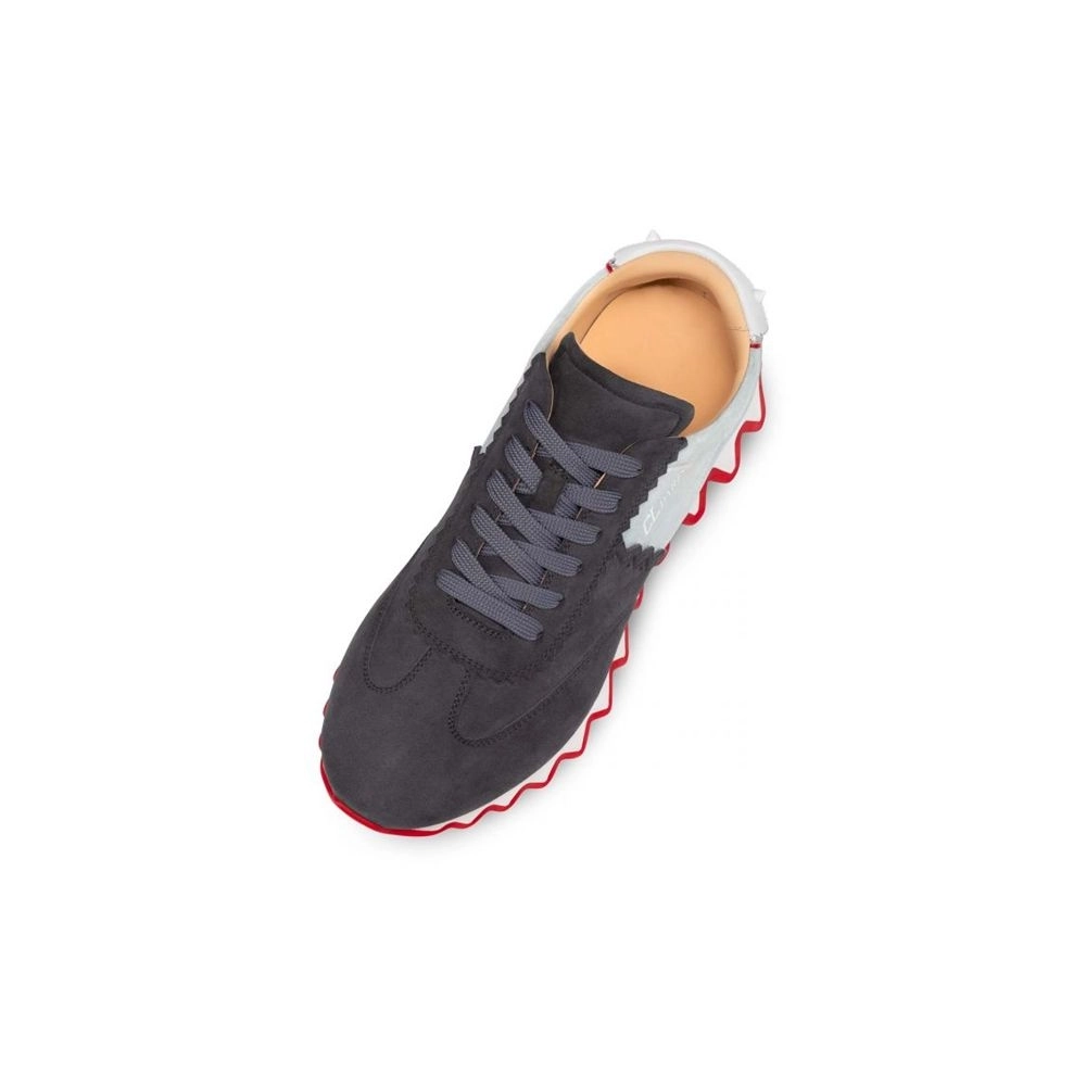 cheap Christian Louboutin Runner Loubishark Flat Islande/ecume Kid Sneaker sale