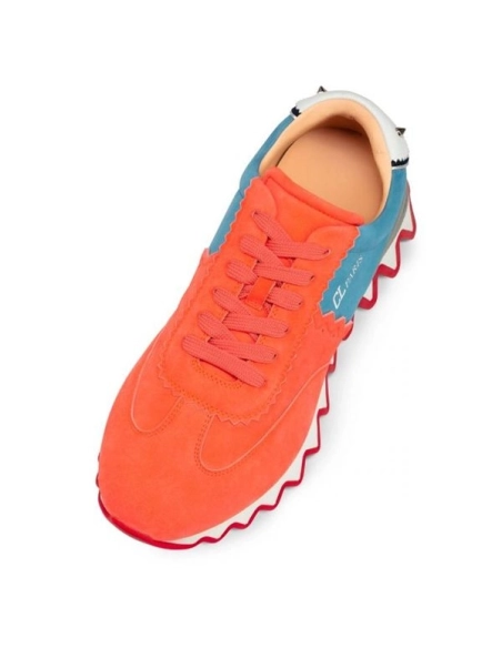 cheap Christian Louboutin Runner Loubishark Drag/panorama Veau Velours Sneaker sale