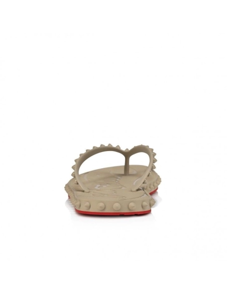 Knockoff Christian Louboutin Super Loubi Flip Mules Rubber Saharienne, Fake Christian Louboutin Shoes