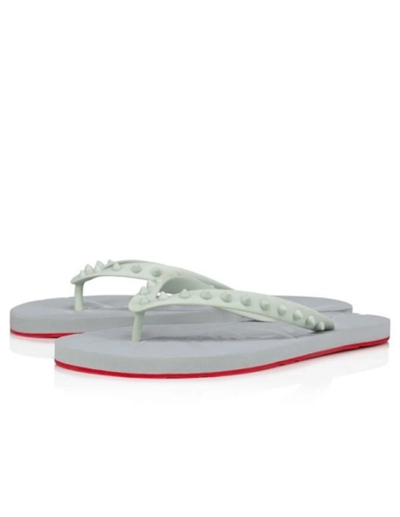 cheap Christian Louboutin Loubi Ecume Gomme Flip Flop sale
