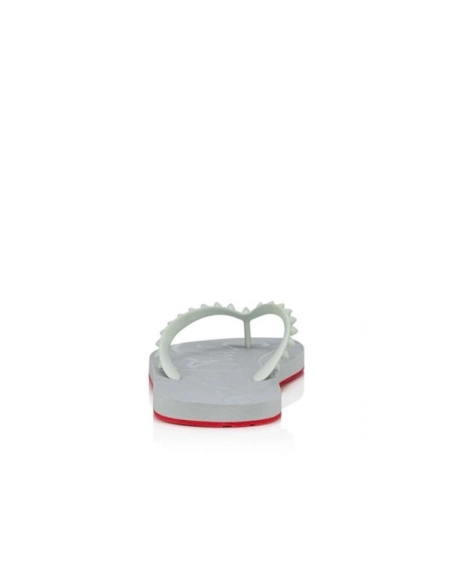 cheap Christian Louboutin Loubi Ecume Gomme Flip Flop sale
