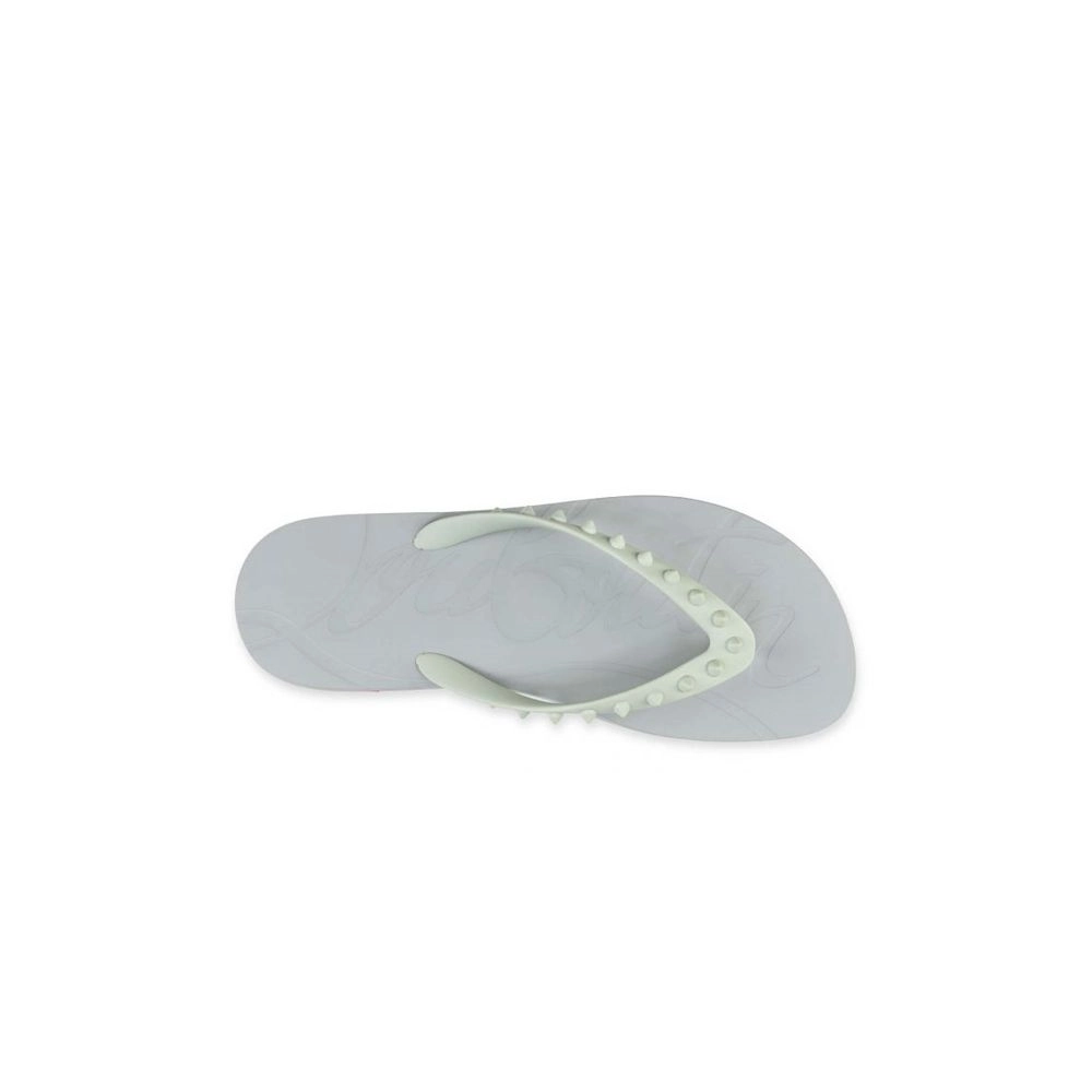 cheap Christian Louboutin Loubi Ecume Gomme Flip Flop sale