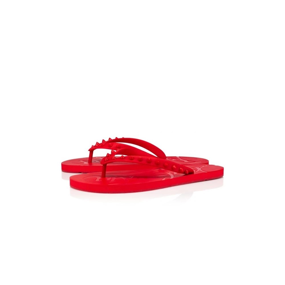 cheap Christian Louboutin Loubi Rubber Flip Flop sale