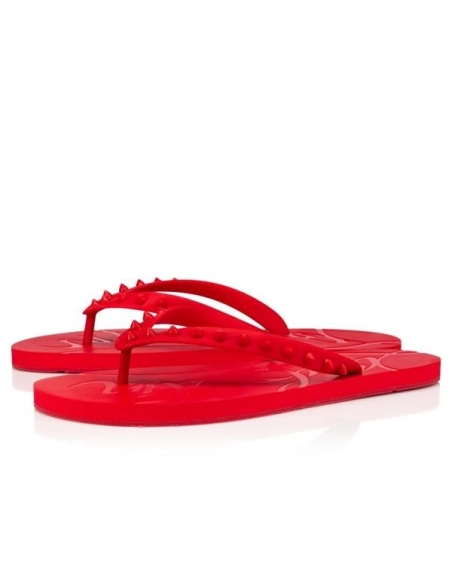 cheap Christian Louboutin Loubi Rubber Flip Flop sale