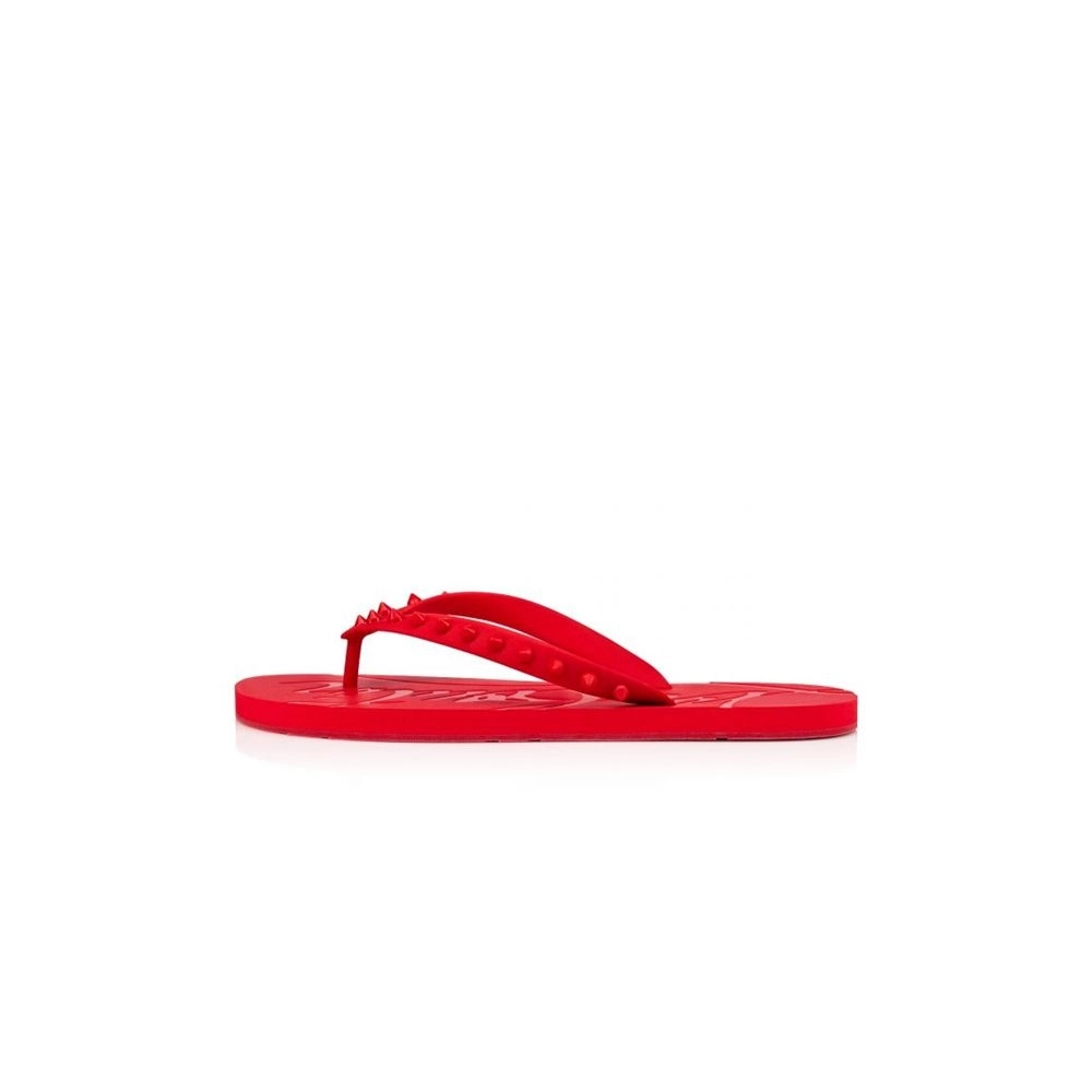 cheap Christian Louboutin Loubi Rubber Flip Flop sale