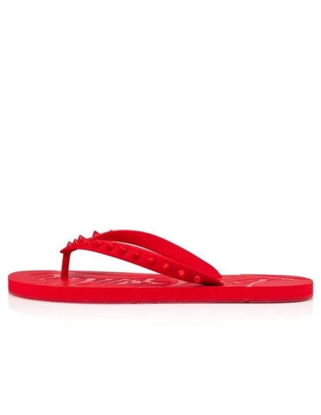 cheap Christian Louboutin Loubi Rubber Flip Flop sale