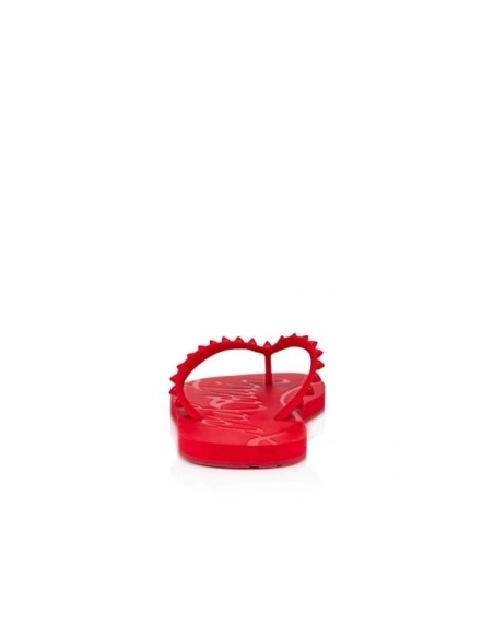 cheap Christian Louboutin Loubi Rubber Flip Flop sale