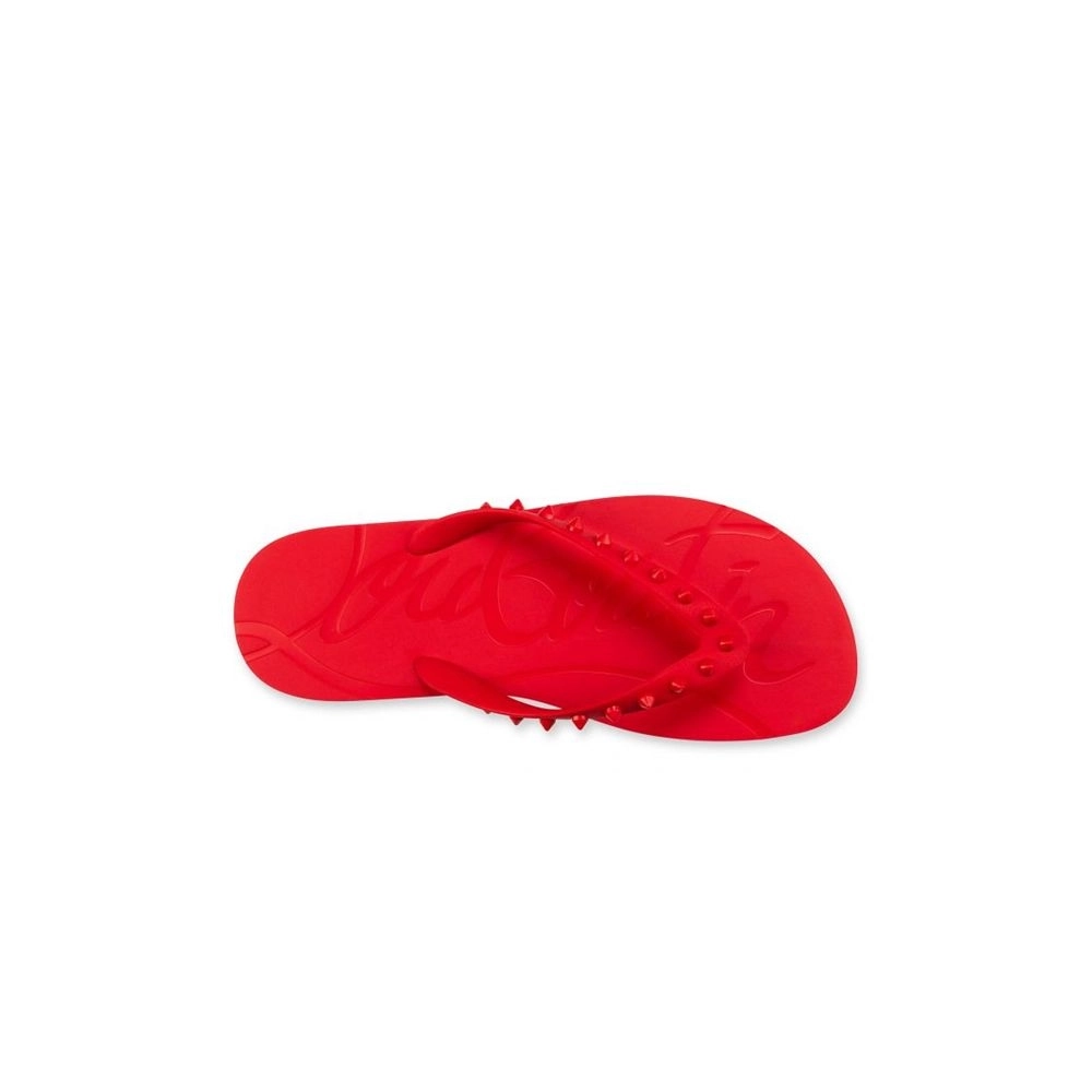 cheap Christian Louboutin Loubi Rubber Flip Flop sale