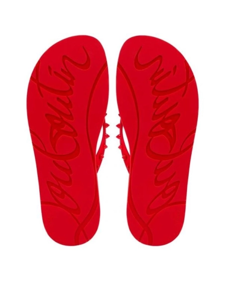 cheap Christian Louboutin Loubi Rubber Flip Flop sale