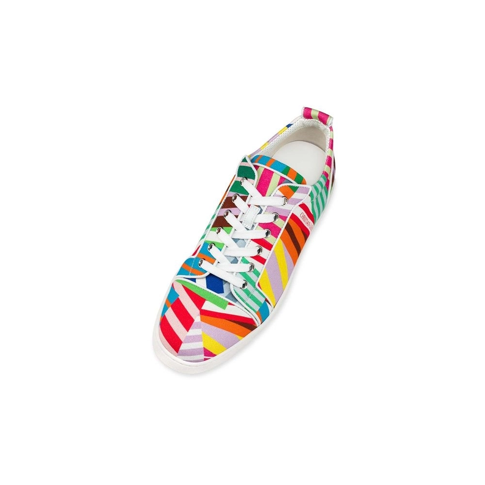 Christian Louboutin Louis Junior Multi/bianco Cotton